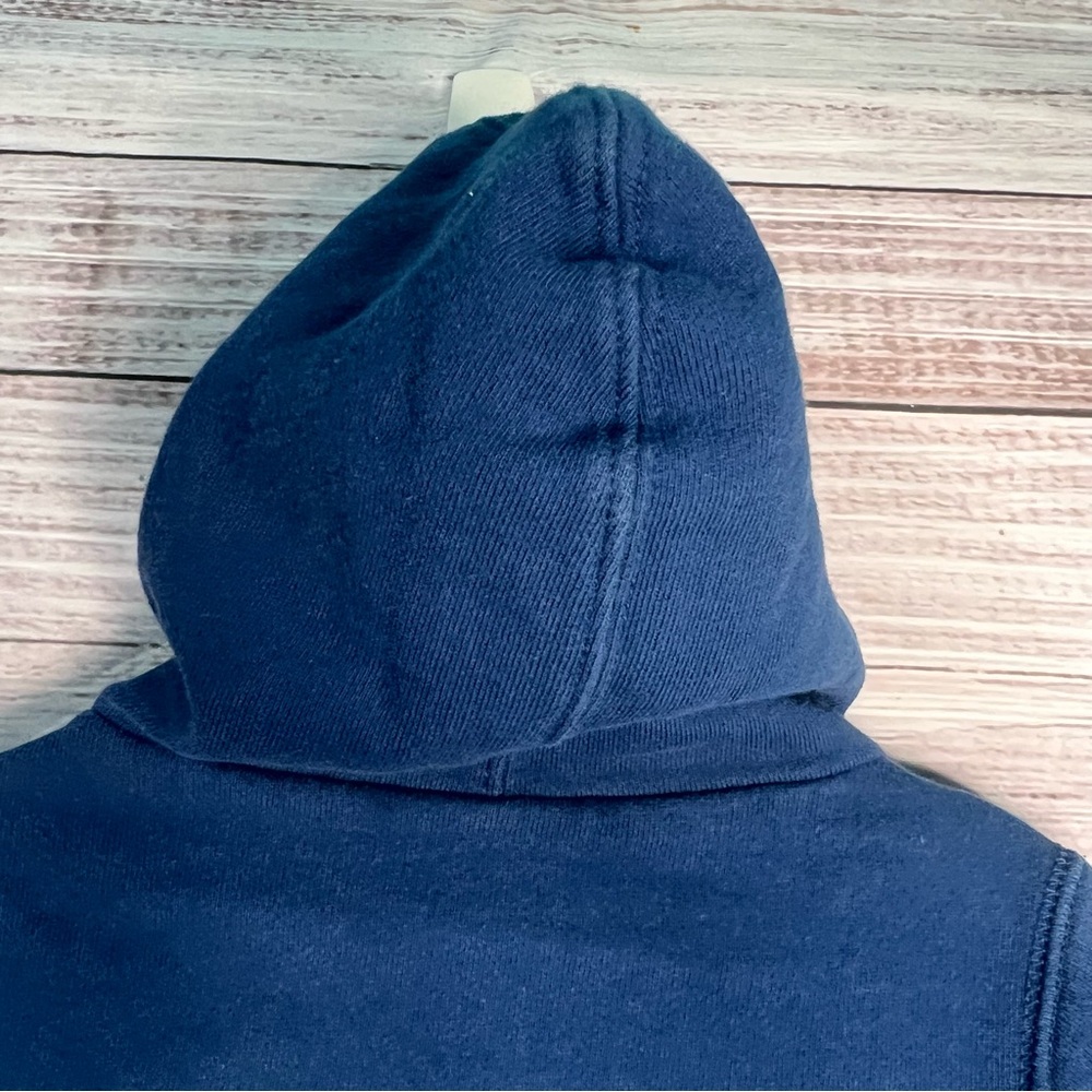 Gymboree 6-12 Months Boys Blue Train Hooded Sweatshirt‎ - Picture 5 of 7